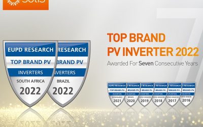 Solis nuevamente premiado con el sello Top Brand fotovoltaico de EuPD Research