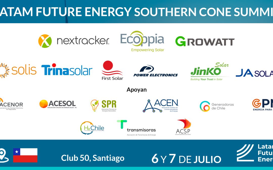 Líderes del sector cono sur analizarán inversiones renovables en Chile durante Latam Future Energy