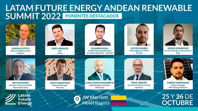 LFE 2022: Las empresas fotovoltaicas que analizan inversiones se reúnen en octubre en Bogotá